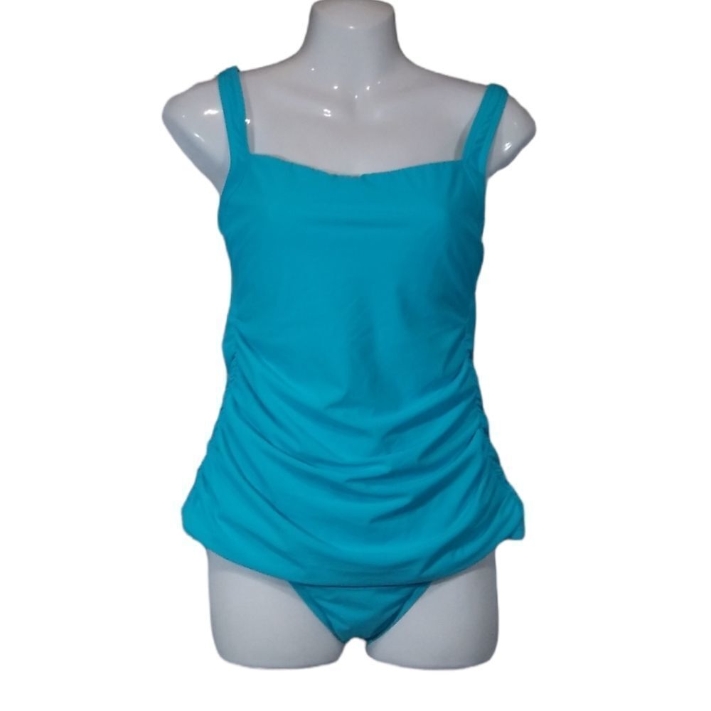 Light bllue tankini and bottoms 2 pc. 6